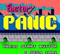 une photo d'Ã©cran de Factory Panic sur Sega Game Gear